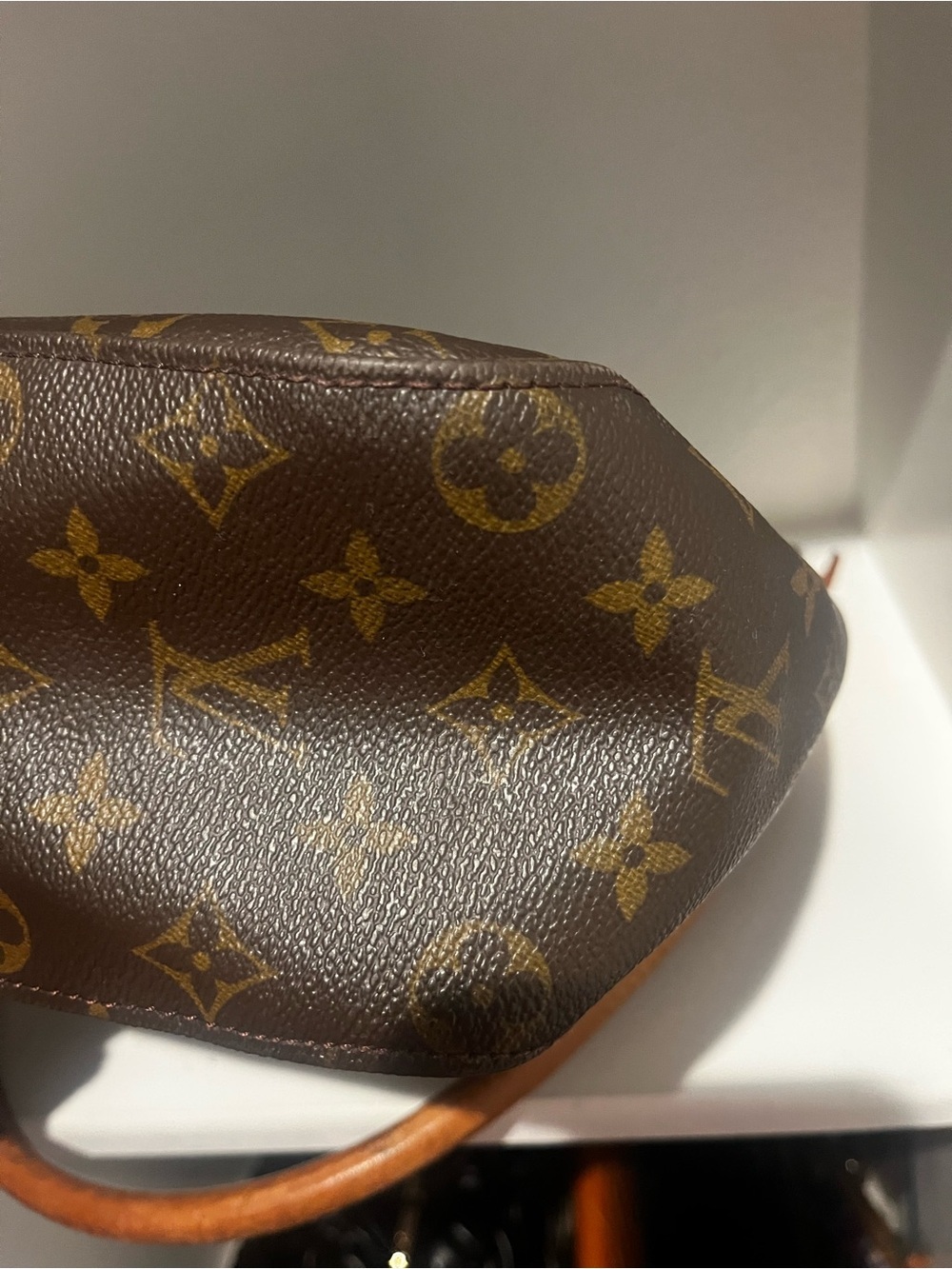 Louis Vuitton Looping GM Monogram Canvas Shoulder Bag Made in France - Picture 9 of 11